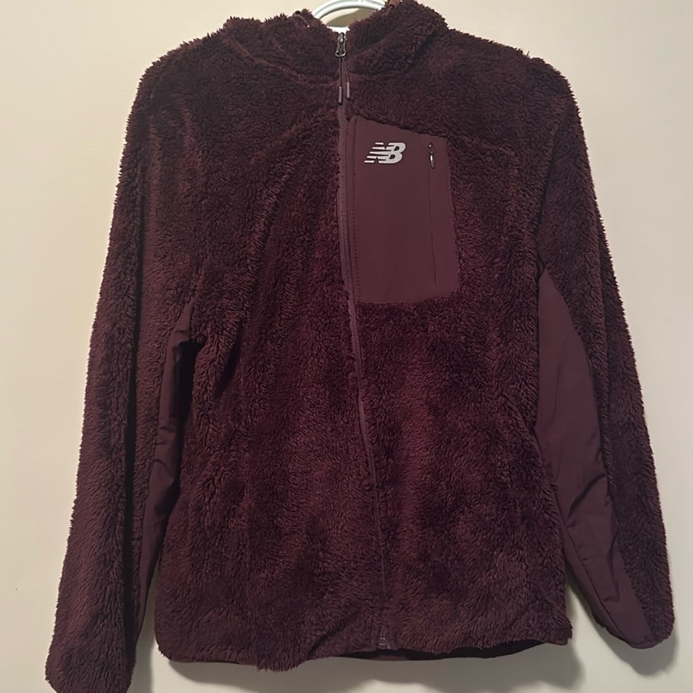 New Balance Sherpa Purple women’s jacket medium